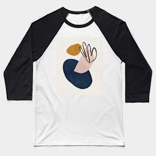 Abstract, Shapes, Mid century modern wall art Baseball T-Shirt